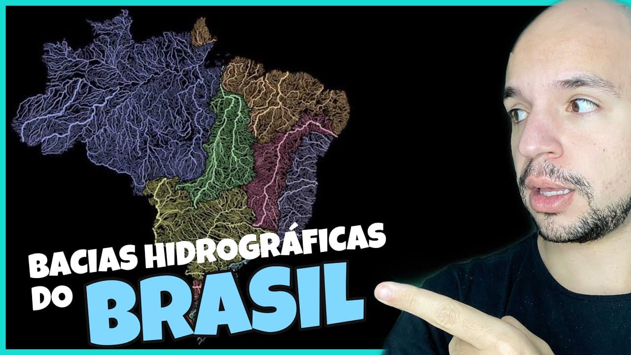Thumbnail: Bacias hidrográficas do Brasil | Hidrografia do Brasil | Aula completa | Ricardo Marcílio