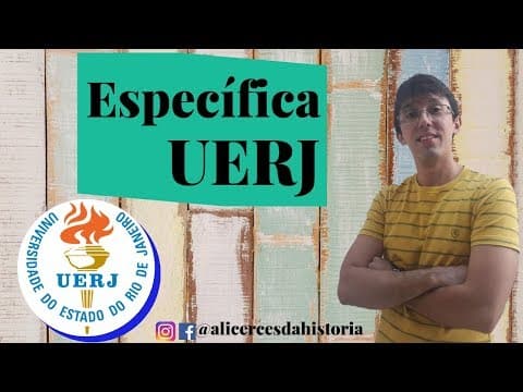 Thumbnail da aula: Especifica UERJ - Fábio Ribeiro #1