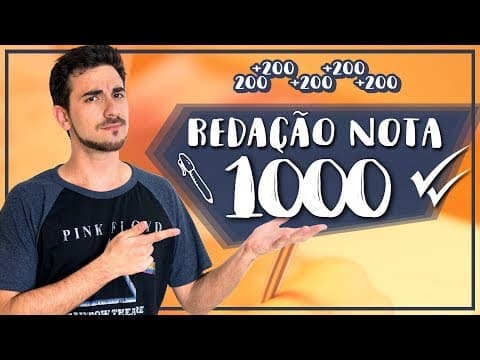 Thumbnail da aula: Por que esta Redação tirou 1000 no ENEM 2018 - Análise Completa