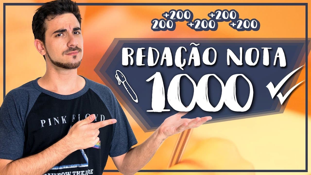 Thumbnail: Por que esta Redação tirou 1000 no ENEM 2018 - Análise Completa