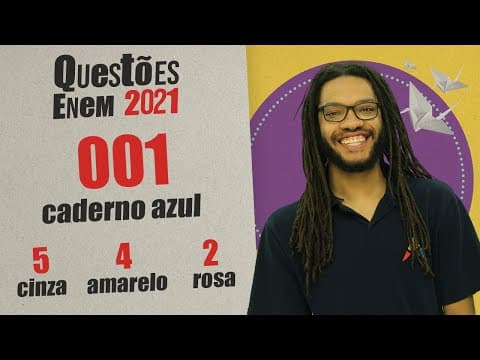 Thumbnail da aula: ENEM 2021 | MICHELE OBAMA | QUESTÃO 1