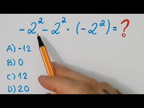 Thumbnail da aula: 🔥 HELP MATEMÁTICA BÁSICA - Expressão Numérica Bugante #230