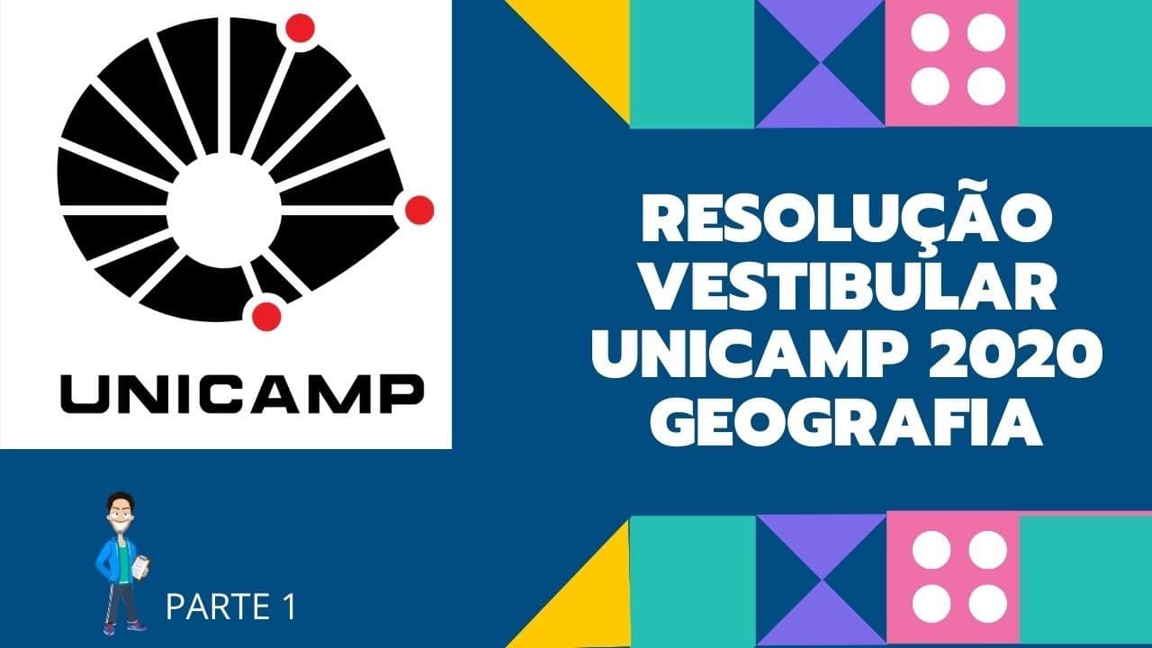 Thumbnail: #GEOGRAFIA - RESOLUÇÃO COMENTADA #UNICAMP 2020 - parte 1