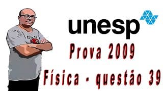 Questão 39 - Física - UNESP - 2009