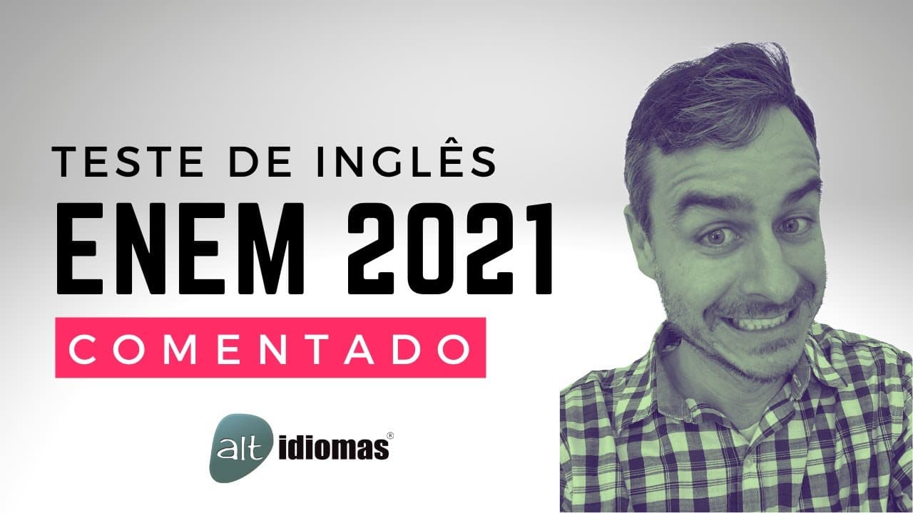 Thumbnail: Inglês ENEM 2021 | Comentado