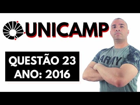 Thumbnail da aula: [UNICAMP 2016/Q23] "Em seu livro Como se faz Química, o Professor Aécio Chagas afirma que “quem..."