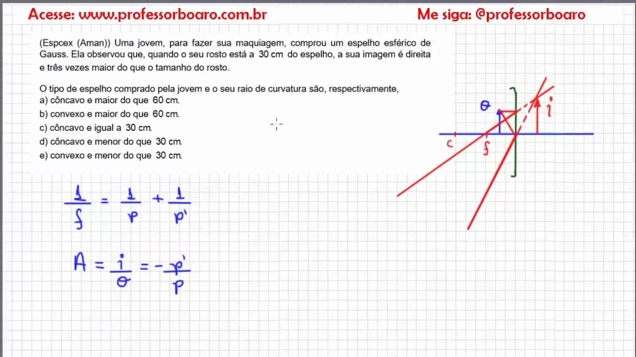 Thumbnail: EXERCÍCIOS PARA REVISÃO DE FÍSICA - Café com o Professor Boaro.