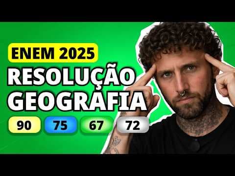 Thumbnail da aula: ENEM 2025 GEOGRAFIA – Questão 90 | A partir do século XIX e, principalmente, no século XX