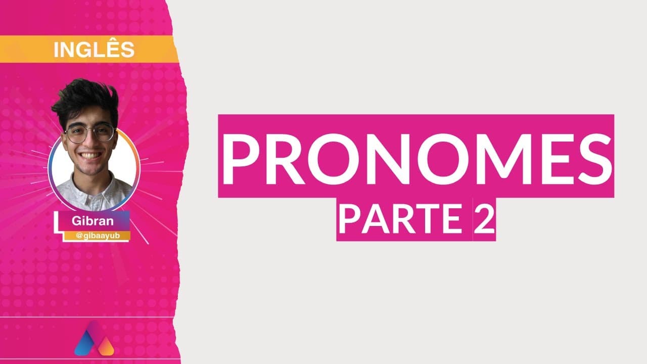Thumbnail: REVISÃO VESTIBULAR UFRGS | INGLÊS 04: PRONOMES (parte 2) | Curso Alternativa A