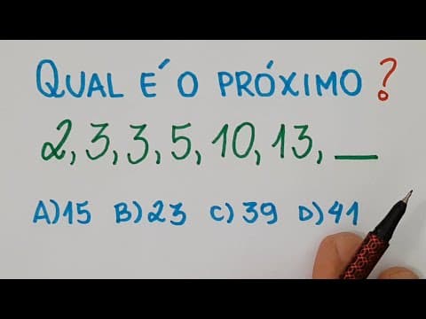 Thumbnail da aula: 🔥 HELP MATEMÁTICA BÁSICA - Sequência Lógica  #173