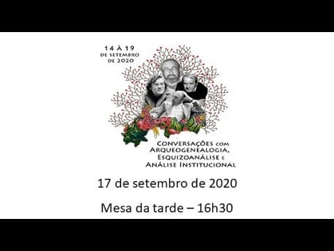 Thumbnail da aula: Mesa 06 – 16h30 - Diários de campo e análise de implicação/sobreimplicação -