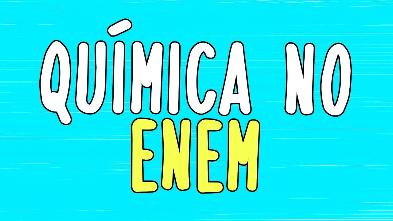 Thumbnail: DICAS DE QUÍMICA PARA O ENEM - O QUE MAIS CAI? Prof. Jamal