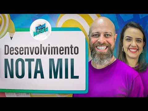 Thumbnail da aula: COMO DESENVOLVER MINHAS IDEIAS NA REDAÇÃO?