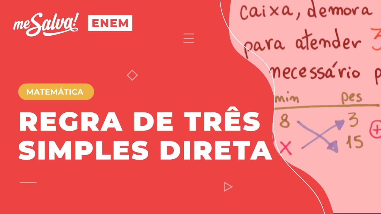 Thumbnail: Regra de Três Simples Direta RDTA01 Aula 05