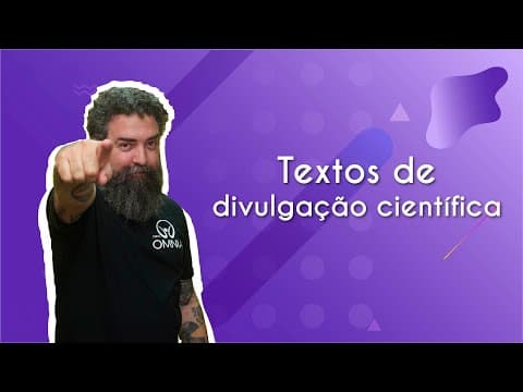 Thumbnail da aula: Textos de divulgação científica - Brasil Escola