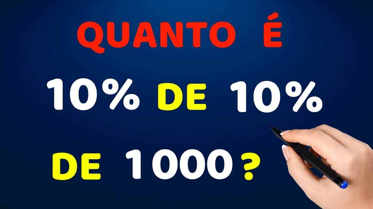 Thumbnail: 😱NÃO SE DESESPERE!! VEM QUE EU TE ENSINO!! Matemática básica todo dia!! 🚀