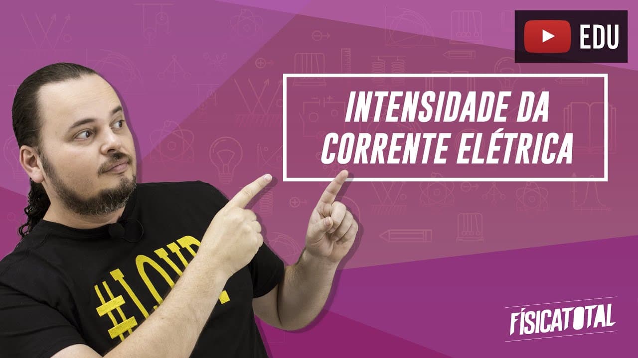 Thumbnail: cálculo da INTENSIDADE de corrente elétrica| Física em Questões 258