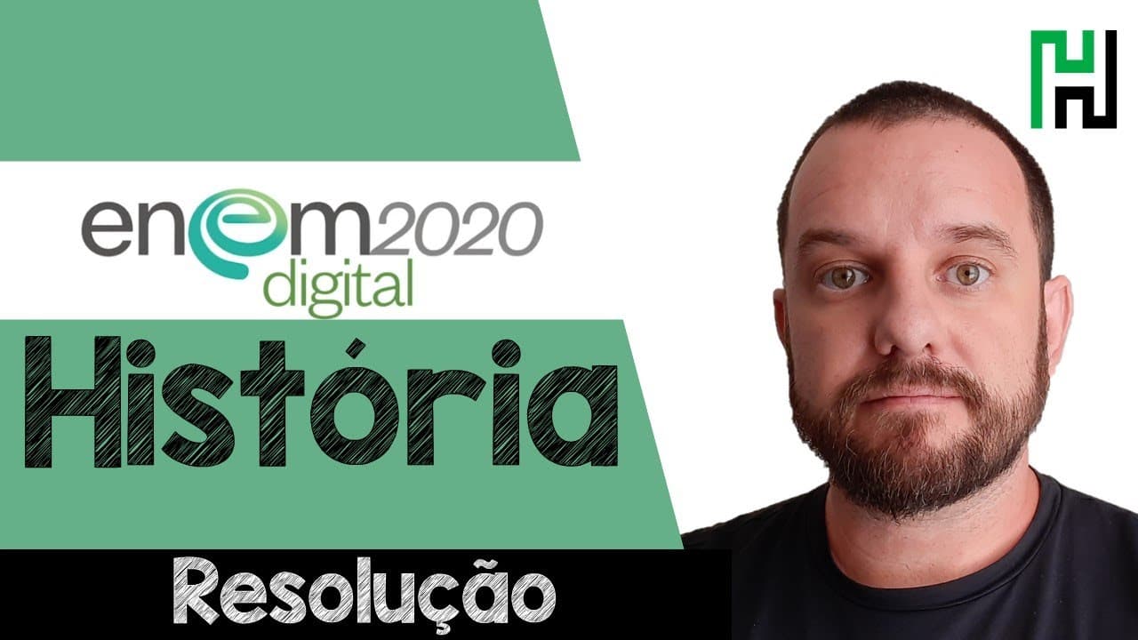 Thumbnail: Resolução / Gabarito História ENEM Digital 2020