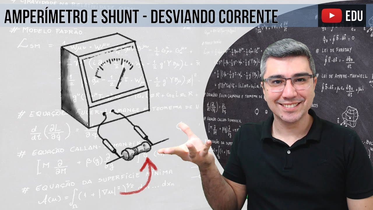 Thumbnail: Amperímetro Real e Shunt (Resistor de desvio)