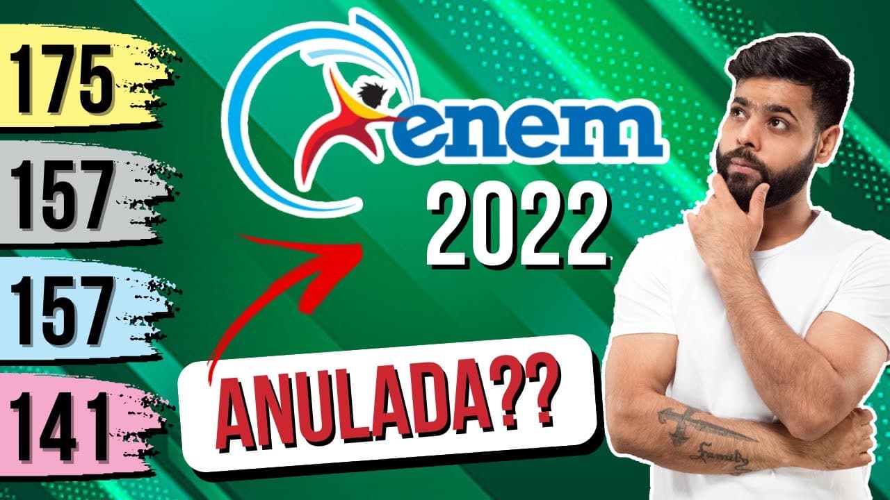 Thumbnail: ENEM 2022 MATEMÁTICA RESOLUÇÃO COMENTADA - O FUNCIONÁRIO DE UMA LOJA TEM SEU SALÁRIO MENSAL FORMADO