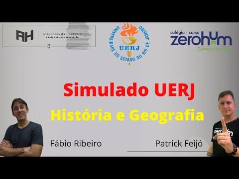 Thumbnail da aula: Projeto UERJ 2023 - História e Geografia