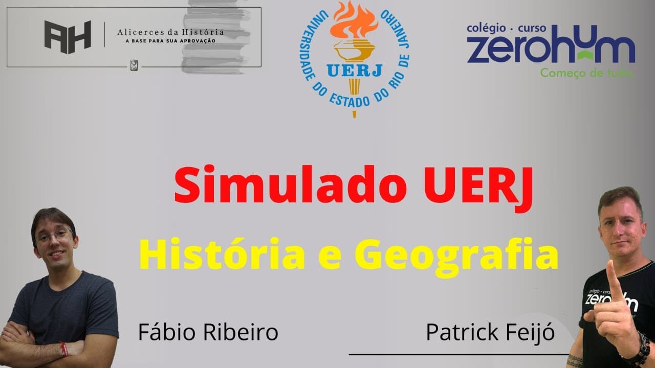 Thumbnail: Projeto UERJ 2023 - História e Geografia
