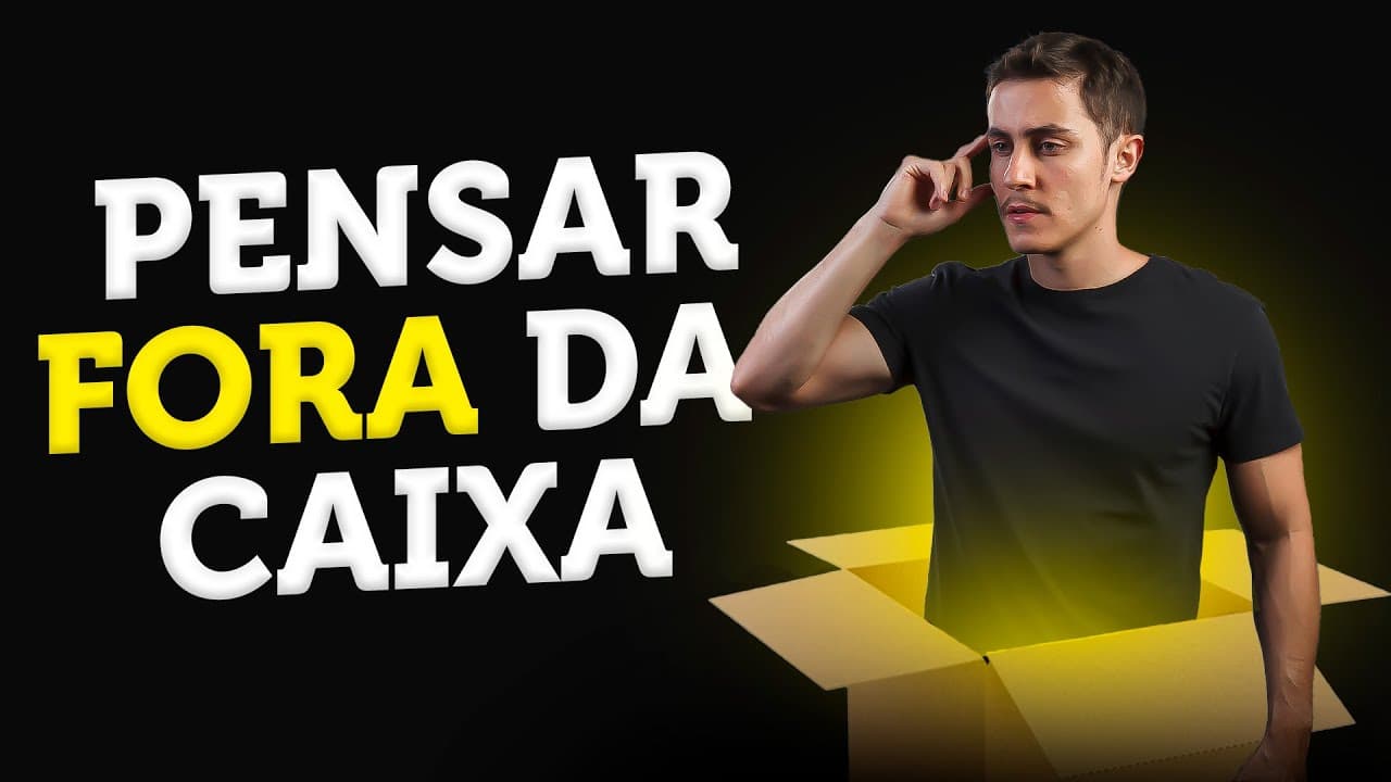 Thumbnail: Como ESTUDAR de forma eficiente | pensar fora da caixa