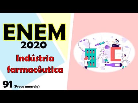 Thumbnail da aula: (ENEM - 2020) “Na indústria farmacêutica, é muito comum o emprego de substâncias de revestimento...