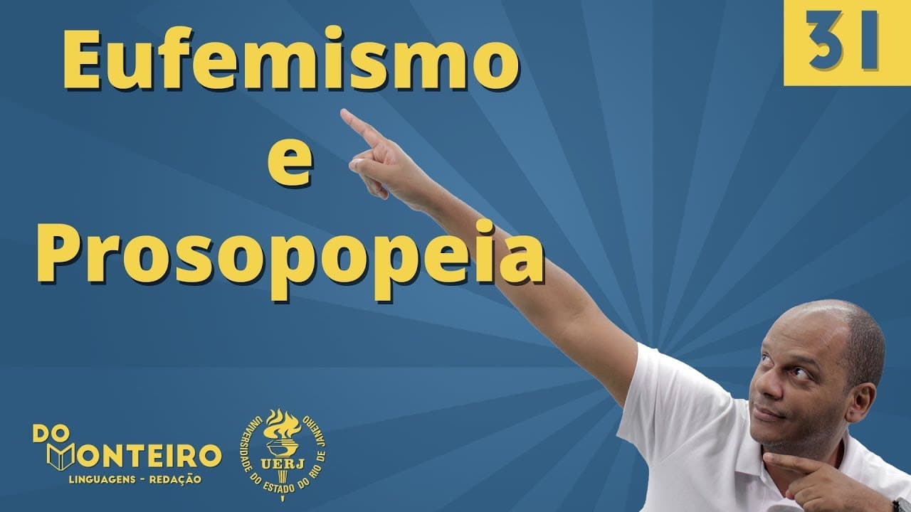Thumbnail: Eufemismo e Prosopopeia ✏️ | ESPECIAL UERJ