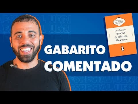Thumbnail da aula: SIMULADO LINGUAGENS UERJ - GABARITO COMENTADO | Curso Mini