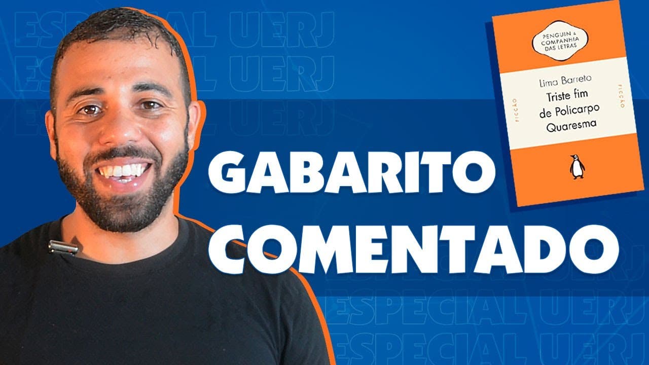 Thumbnail: SIMULADO LINGUAGENS UERJ - GABARITO COMENTADO | Curso Mini