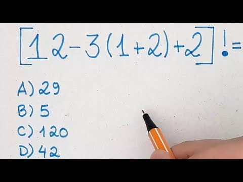 Thumbnail da aula: 🔥 HELP MATEMÁTICA BÁSICA - Expressão Numérica com Pegadinha - #113