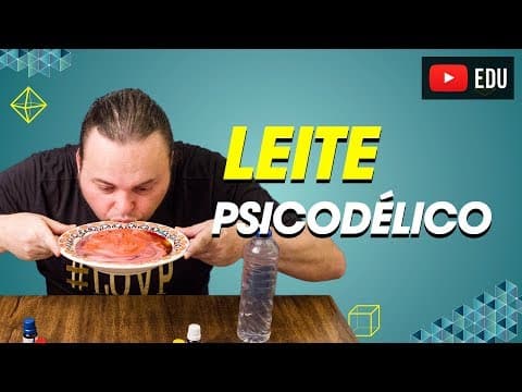 Thumbnail da aula: Leite Psicodélico | tensão superficial | Experiência | A Física explica #003
