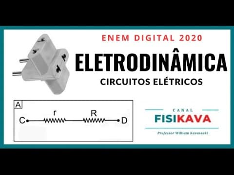 Thumbnail da aula: ENEM DIGITAL 2020 - O adaptador de tomada tipo T (Figura 1) é um acessório utilizado em domicílios
