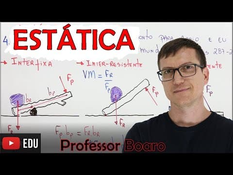 Thumbnail da aula: ESTÁTICA - MEGA AULA COMPLETA -  Professor Boaro