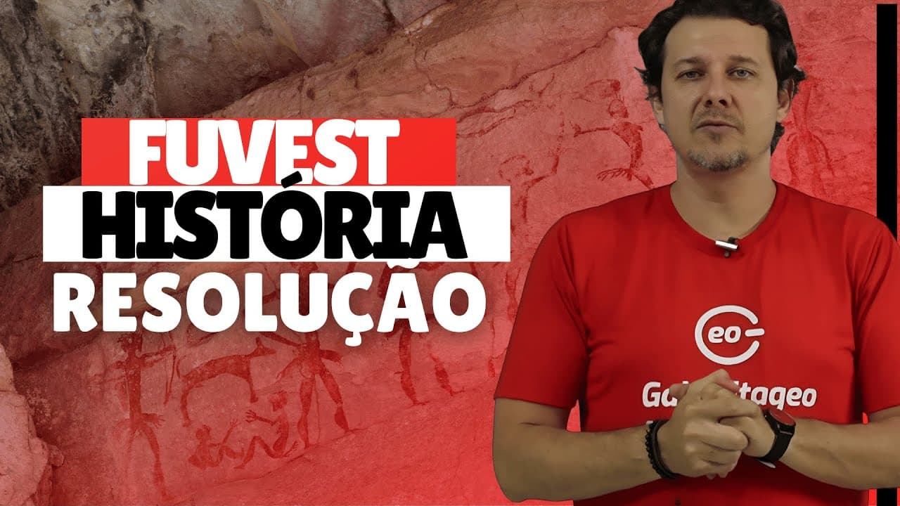 Thumbnail: RESOLUÇÃO HISTÓRIA FUVEST 2024 | GABARITAGEO