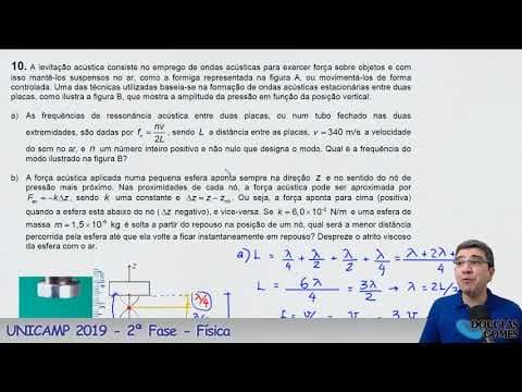 Thumbnail da aula: UNICAMP 2019 segunda fase Questão 10