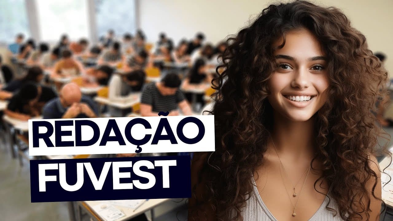 Thumbnail: Redação da FUVEST | Aprenda em 10 minutos | GabaritaGeo