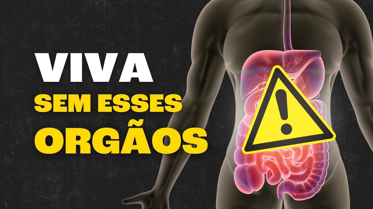 Thumbnail: Você sabia que NEM TODO ÓRGÃO É VITAL? Descubra quais!