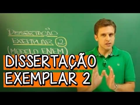 Thumbnail da aula: Dissertação Exemplar 2 -  Redação | Descomplica