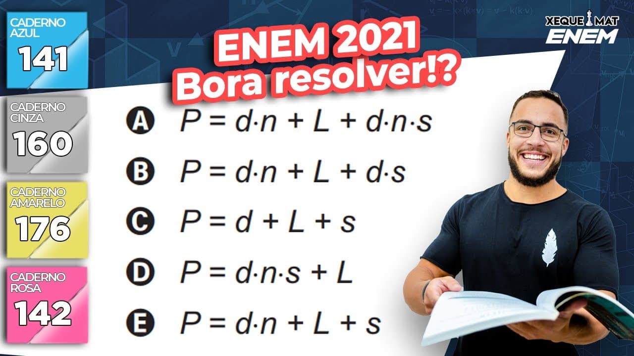 Thumbnail: 🟣 Questão 141 - Caderno Azul | Sistemas de Equação | MATEMÁTICA ENEM 2021