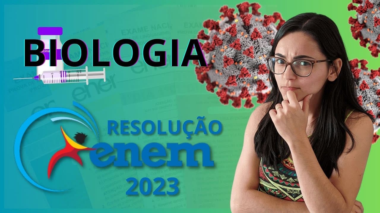 Thumbnail: RESOLUÇÃO ENEM 2023 | A tecnologia de vacinas de RNA mensageiro (RNAm) é investigada há anos...