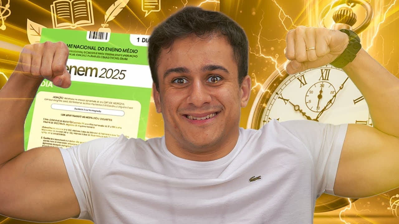 Thumbnail: TENTANDO GABARITAR LINGUAGENS em 1 hora (enem 2024)
