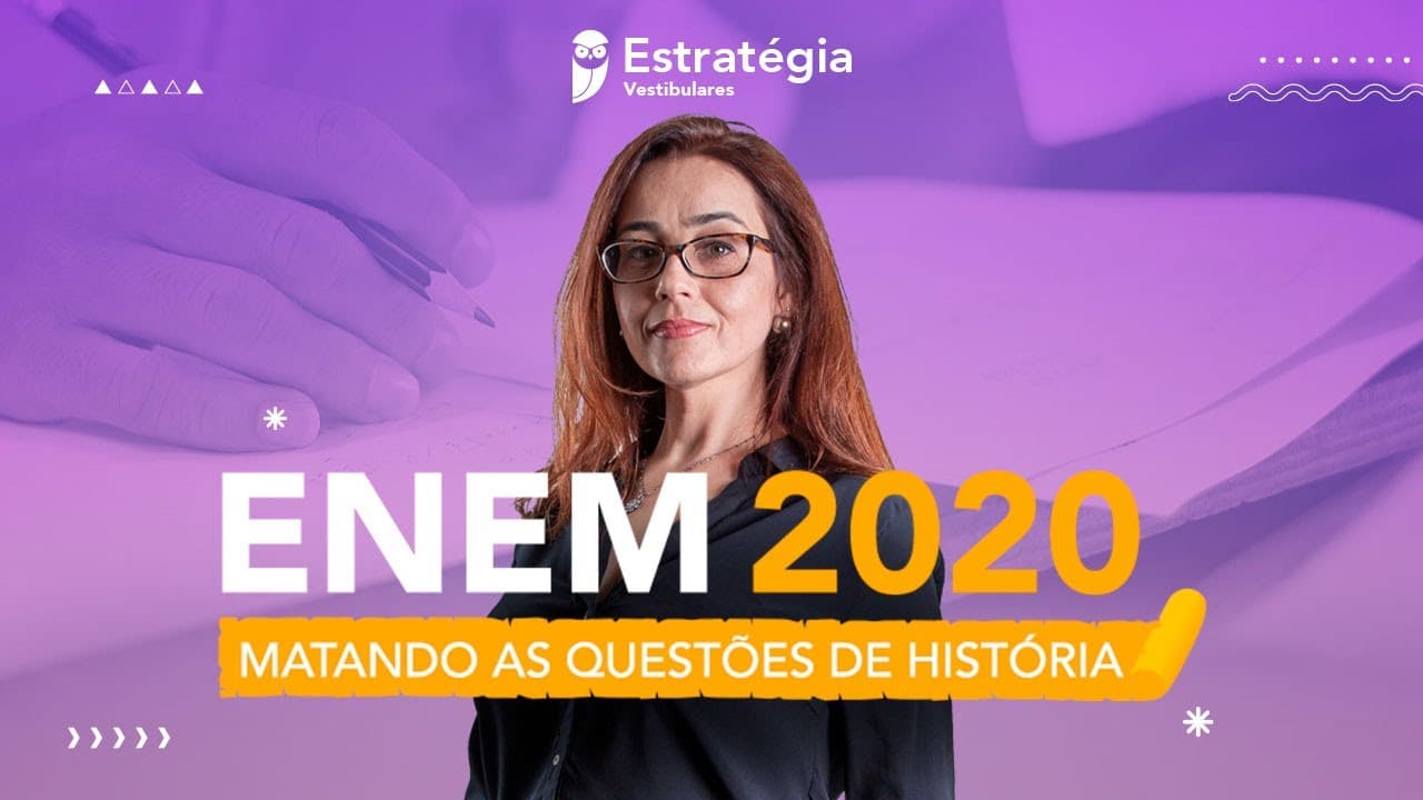 Thumbnail: ENEM 2020 - Matando as questões de História