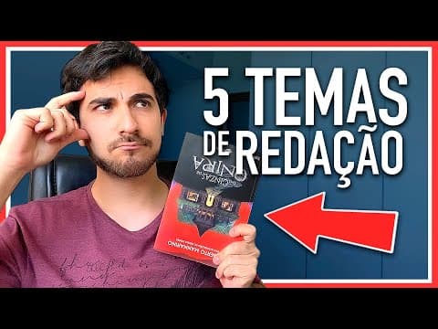 Thumbnail da aula: COMO CITAR MEU LIVRO NA REDAÇÃO DO ENEM - Repertório e TEMAS
