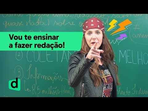 Thumbnail da aula: COMO FAZER UMA REDAÇÃO SABENDO POUCO OU NADA DO TEMA | DESCOMPLICA