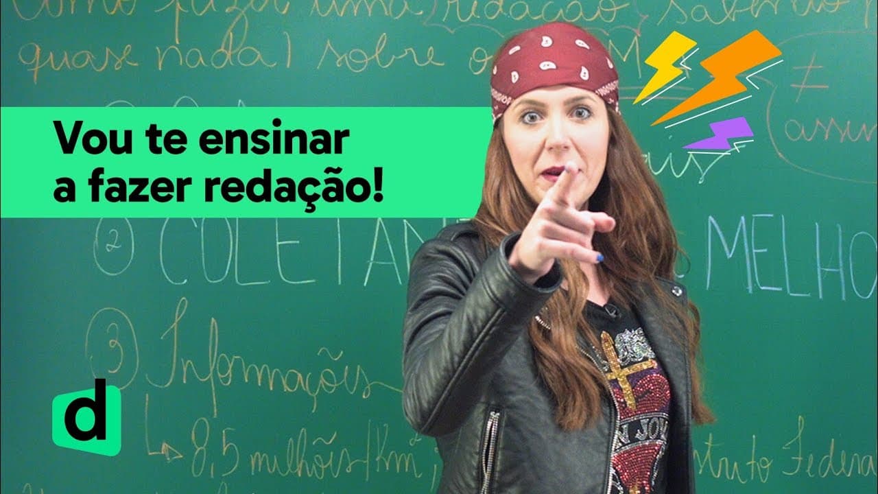 Thumbnail: COMO FAZER UMA REDAÇÃO SABENDO POUCO OU NADA DO TEMA | DESCOMPLICA
