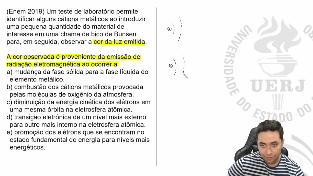 Thumbnail: 🔥 Um teste de laboratório permite identificar alguns cátions metálicos
