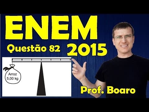 Thumbnail da aula: ENEM 2015 - QUESTÃO 82 - PROVA AZUL - FISICA - Prof.  Marcelo Boaro