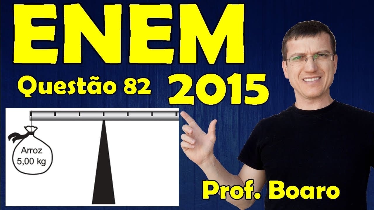 Thumbnail: ENEM 2015 - QUESTÃO 82 - PROVA AZUL - FISICA - Prof.  Marcelo Boaro
